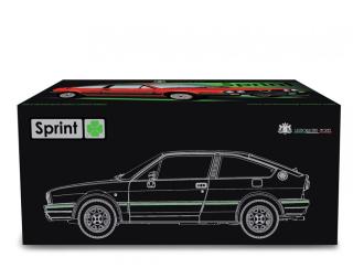 Alfa Romeo Sprint 1.5 Quadrifoglio Verde 1983 Rosso alfa Laudoracing 1:18 Resinemodell (Türen, Motorhaube... nicht zu öffnen!)